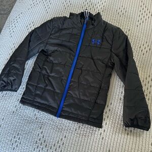 Under Armour Black Jacket with Blue Accents